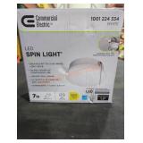 Commercial Electric LED Spin Light