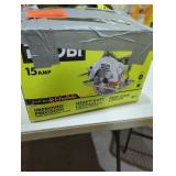 Ryobi 15 amp 7-1/4" circular saw with laser