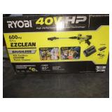 Ryobi 40v 600PSI EzClean Power Cleaner Kit