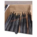 New Columbia PickUp Box of 32 Black Umbrellas