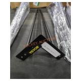 Vevor Hairpin Table Legs 18 in. Black Set of 4
