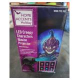 Led creepy characters illusion projector