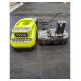 Ryobi 18V 2Ah Battery + Charger