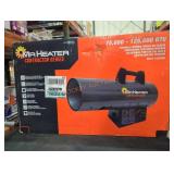 Portable propane forced air heater