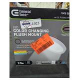 Color changing flush mount