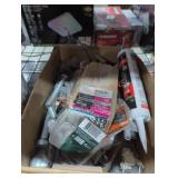 Box lot of different screws and bolts