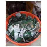 Bucket lot of screws and bolts