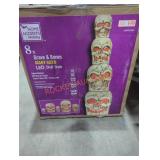 8ft Giant Sized LED Skull Stack