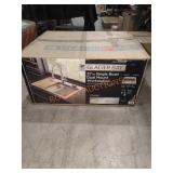 Glacier Bay Single Bowl Dual Mount Workstation