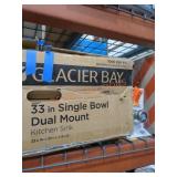 Glacier Bay 33"  Dual Mount Kitchen Sink