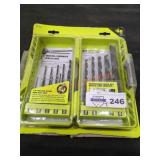 Ryobi Hex Shank Black Oxide Drill Bit Set