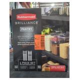 Rubbermaid 4-Piece Containers & Lids