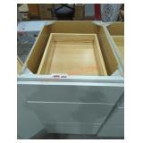 White cabinet with drawer