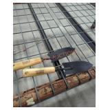2 Ames spade shovels