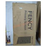 Fency Privacy Screen 72" x 47" Black