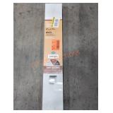 1" Cordless Vinyl 27" x 72" White Blind