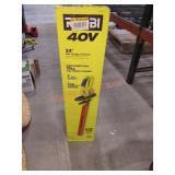 RYOBI 40v 24" Hedge Trimmer, Tool Only, UNOPENED
