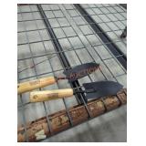 2 Ames spade shovels