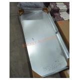 60 in. x 30 in. Galvanized Equipment Pan quality 2