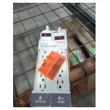 1- 2 pack power strip