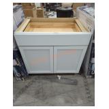 White Base Cabinet, White 36" x 25" x 35"