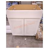 30" x 24" x 35" Base Cabinet w/ drawer, Damaged