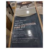 Hampton Bay 40" Outdoor Fire Pit