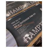 Hampton Bay 40" Outdoor Fire Pit