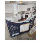 Hampton Bay 36" Sink Base Cabinet, White