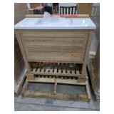 36" x 19" x 35" Vanity