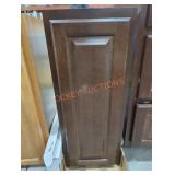 Dark Wood Wall Cabinet 30"H x 12"L x 13"W: Sold