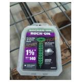 1 rock on 1-5/8" t25 screws 140 ct
