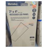 Metalux 2ft x 4ft Recessed LED Panel