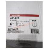 DuraPlus 6" x 36" Triple Wall Chimney Stove Pipe