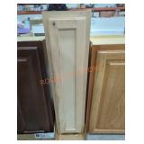 Unfinished Slim Wall Cabinet 36"H x 9"L x 13"W