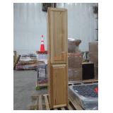 Tall Natural Wood Looking Pantry