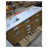 60"W x 22"D x 35"H Vanity