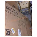 Writing Desk with Metal Legs and Laminate Top