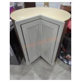 Gray Lazy Susan 30" x 30" x 35"