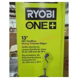 Ryobi 13" 18v Cordless String Trimmer/Edger TOOL