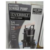 Everbuilt Professional Cast Iron Sewage Pump