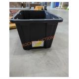 1 HDX 27 gal black tote no lid