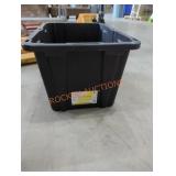 1 HDX 27 gal black tote no lid