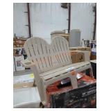 1 Adirondack bench beige