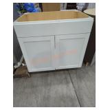 White Vanity Base 36" x 24" x 35"