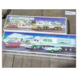 Hess trucks still in the box 1992 and 1991