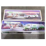 Hess trucks still in the box 1990 and 1989