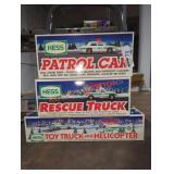 Hess Rescue Truck, Patrol Car & Truck/Helicopter