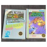 Nintendo games, alpha mission and rad racer
