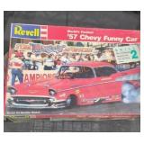Revell  57 Chevy funny car model still in plastic